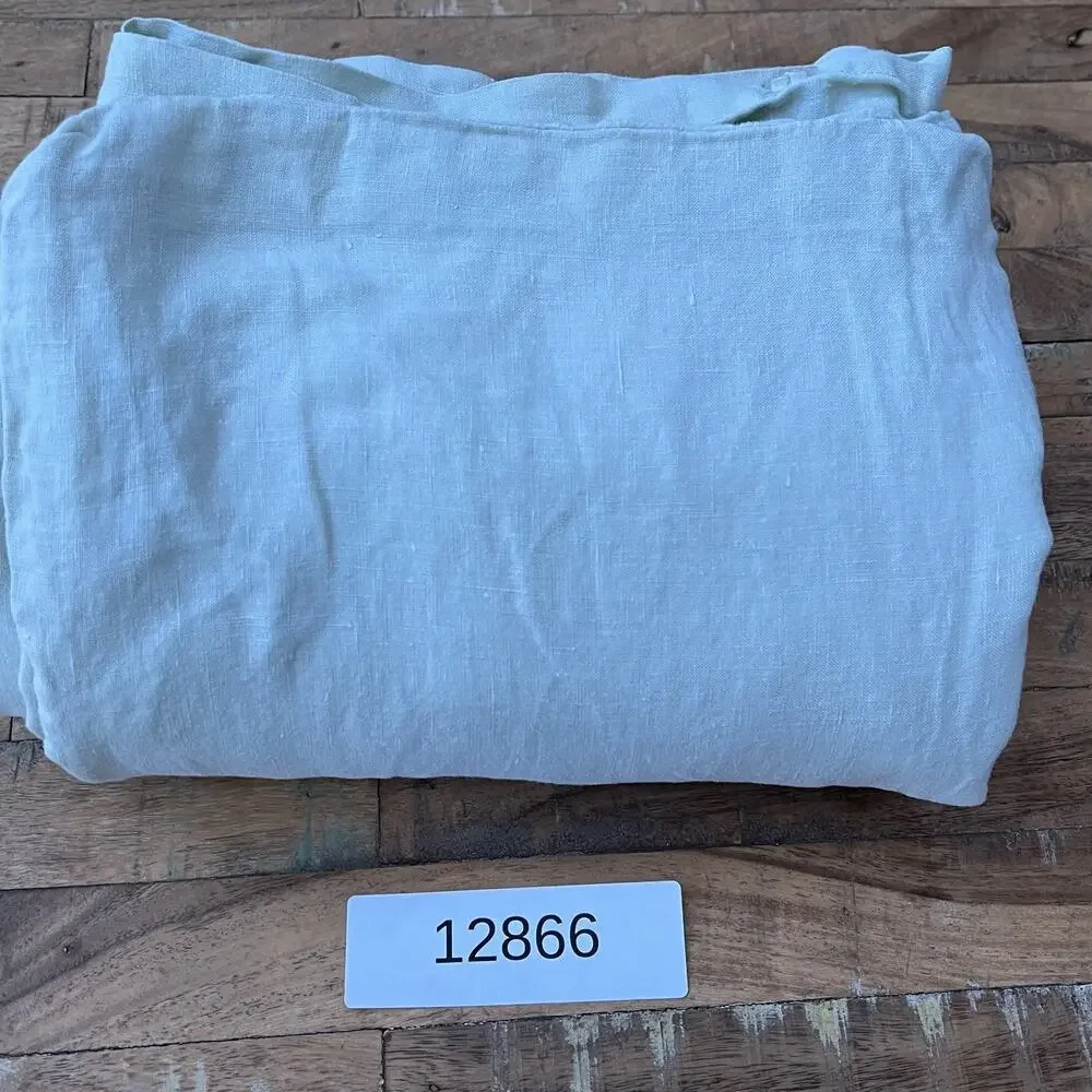 Eileen Fisher Home Duvet Cover Double Queen Size 100% Linen Home Bedding
